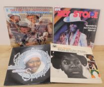An Eight album lot of classic soul and funk with Sly Stone . the Impressions and more VG/VG+ or