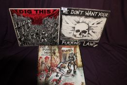 A lot of seven Punk Rock /Oi / KBD compilations as photos show - rare and musically important