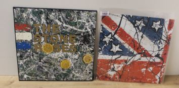 A Stone Roses debut in embossed sleeve 2009 press EX/EX