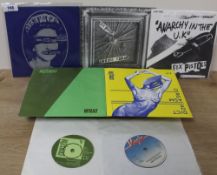 A Sex Pistols and Buzzcocks job lot of seven inch single - 6 in total - all in VG+/VG+