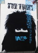 A Siouxsie and the Banshees poster for the Dazzle album - rolled not folded - Punk interest - rare -