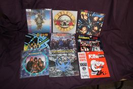 A lot of 18 Rock /metal interest 45's - Iron Maiden , Bon Jovi and more here
