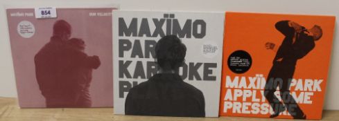 A Maximo Park job lot of six seven inch singles - all in Ex