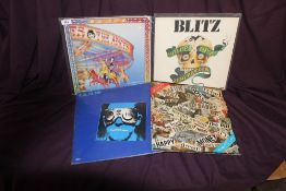 A Punk Rock lot (4) with albums by The Addicts, UK Subs and more VG/VG