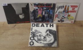 A 45 rpm lot of Punk singles - eight records in total in this lot with some classic titles that