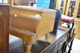 A Victorian step commode