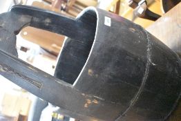 A vintage wooden pail , height approx. 59cm