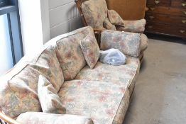 An Ercol three piece cottage suite