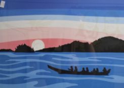 After Roy Henry Vickers (Canadian b.1946) colour poster print 'The Homecoming' for the Qatuwas