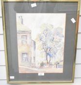 T Collings (British 20th century) two watercolours 'Town Centre Whitworth Nr Rochdale, Lancs' and '