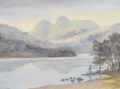 Local interest* Monica Barry (1917-2014) watercolour 'Elterwater' signed lower left, entitled to