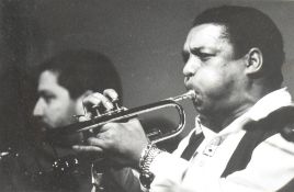 Photographer unknown, a group of three photographic prints, American Jazz musicians, two being in