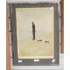 After Laurence Stephen Lowry (British 1887-1976) colour print 'Man looking out to Sea' entitled in - Image 2 of 2