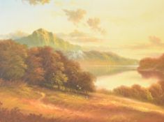 Local interest* Andrew Grant Kurtis (British 20th/21st century) oil on canvas 'Sunset Splendor'