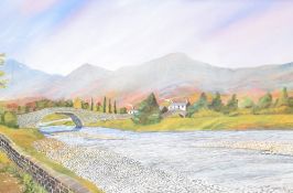 Local interest* Bernard Griffin (20th century) oil on board 'Borrowdale' signed and dated 99 lower