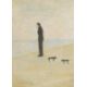 After Laurence Stephen Lowry (British 1887-1976) colour print 'Man looking out to Sea' entitled in - Image 1 of 2