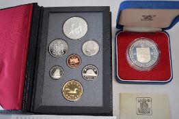 Royal Canadian Mint 1988 Coin Set, One Dollar (50% Silver Alloy) 11.65 Grams Silver, One Dollar,