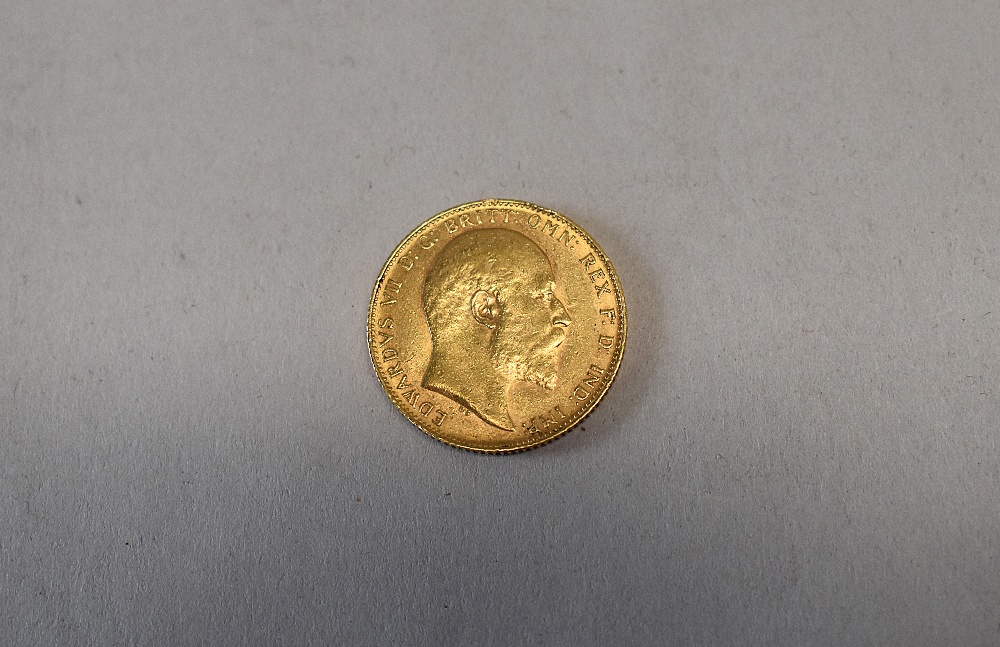 Gold Sovereign Edward VII 1909 Royal Mint, in fitted case, 8g - Image 2 of 2