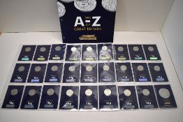 2018 Change Checker Folder Of The A-Z Of Great Britain Complete 10p Coin Collection including Twenty