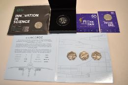 Isle Of Man 2019 Peter Pan 50p Silver Proof With Selective Colour Ink 8.00 grams, Isle Of Man 2019