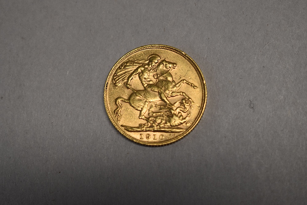 Gold Sovereign Edward VII 1910 Royal Mint, 8.00g - Image 2 of 2