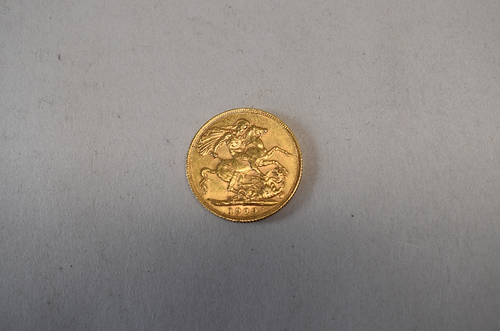 Gold Sovereign Edward VII 1909 Royal Mint, in fitted case, 8g