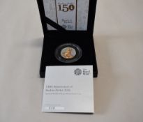 Royal Mint Silver Proof 50p Beatrix Potter Squirrel Nutkin 2016, Limited Edition 252/16000 with