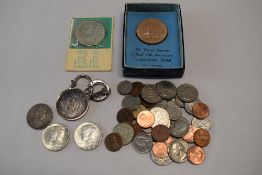 Collection Of United States Mixed Twentieth Century Coinage Including Two 1964 Kennedy Half Dollars,