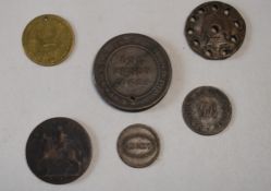 Birmingham Union Copper Company Token 1812, Coventry Half Penny Token 1793, Whitehaven Farthing