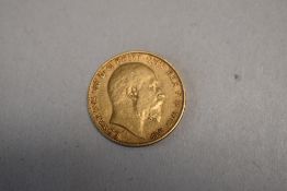 Gold Half Sovereign Edward VII 1903 Royal Mint, 3.95g