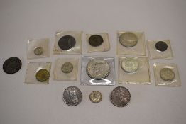 Queen Victoria 1887 Jubilee Head Silver Florin Broach, Queen Victoria 1895 Silver One Rupee Broach,