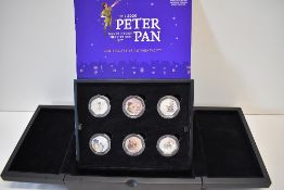 A Westminster Mint 2020 Limited Edition Silver Proof Fifty Pence Set, Peter Pan, all six coins