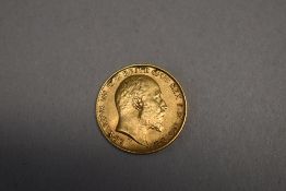 Gold Half Sovereign Edward VII 1910 Royal Mint, 4.00g