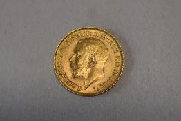 Gold Half Sovereign George V 1914 George & Dragon Royal Mint, 4g