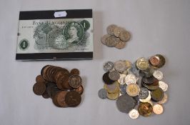 Nineteenth and Early Twentieth Century Copper coins including Five Victorian Farthings, Twentieth
