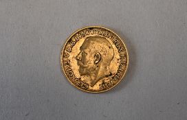 Gold Sovereign George V 1911 Royal Mint, 7.94g