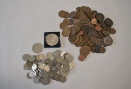 Elizabeth II Coronation Crown boxed and post 1947 Sixpences,one Half Crown. Selection of Nineteenth