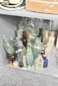 A group of early 20th century glass bottles, to include a Noble's Carlisle and Cochran & Co