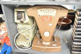 A Avery class C weighing machine, h46cm, sold together with an Avery Shadoweight weighting scale, (