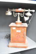 A vintage style telephone, h35cm