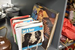 A quantity of 7'' and 12'' records, to include The Most of Lulu and Let & Tony ect, ( 44 )