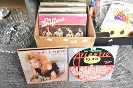 A quantity of 12' records, to include Sinful Rugby Songs, Cilla Black Step Inside Love and Walker