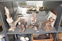 A selection of Walk in the Country limited edition animal studies including 'Cunning' number 893/