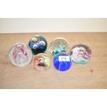 A Caithness Triple Crown glass paperweight, etched pattern no 'v32761' to reverse, h7cm, sold