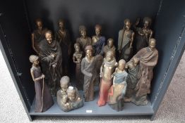 A large selection of Soul Journeys resin figures/figurines to include 'Mwari-New Life Beckons', '