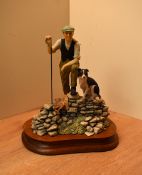 A Border Fine Arts figure group All Creatures Great and Small 'Time For Reflection' model number