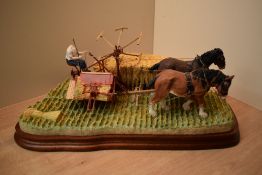 A limited edition Border Fine Arts figure group 'The Last Bout' model number B0895 by Ray Ayres,