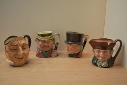 A group of three Royal Doulton Toby Character Jugs comprising 'Old Charley' D5420, 'Farmer John'