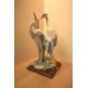 A Capodimonte porcelain animal group by Giuseppe Armani depicting two herons, signature to front - Image 2 of 6