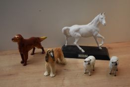 A Beswick Pottery Spirit of the Wind model number 2688 designed by Graham Tongue in white matt